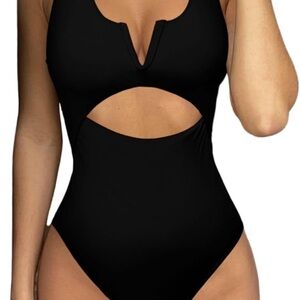 Women’s Black One Piece Swimsuit